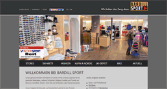 Desktop Screenshot of bardill-sport.ch